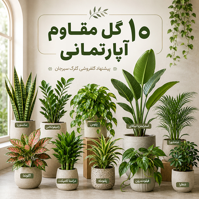 مقاومترین گیاهان آپارتمانی