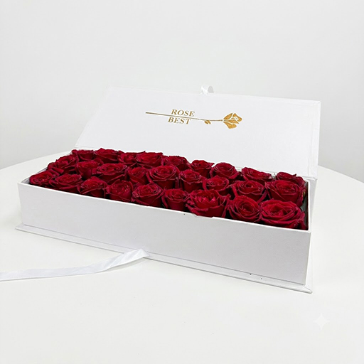 7a771f4c-45d4-4a83-9532-fcb1e9652635 باکس گل راز سرخ - Image 1